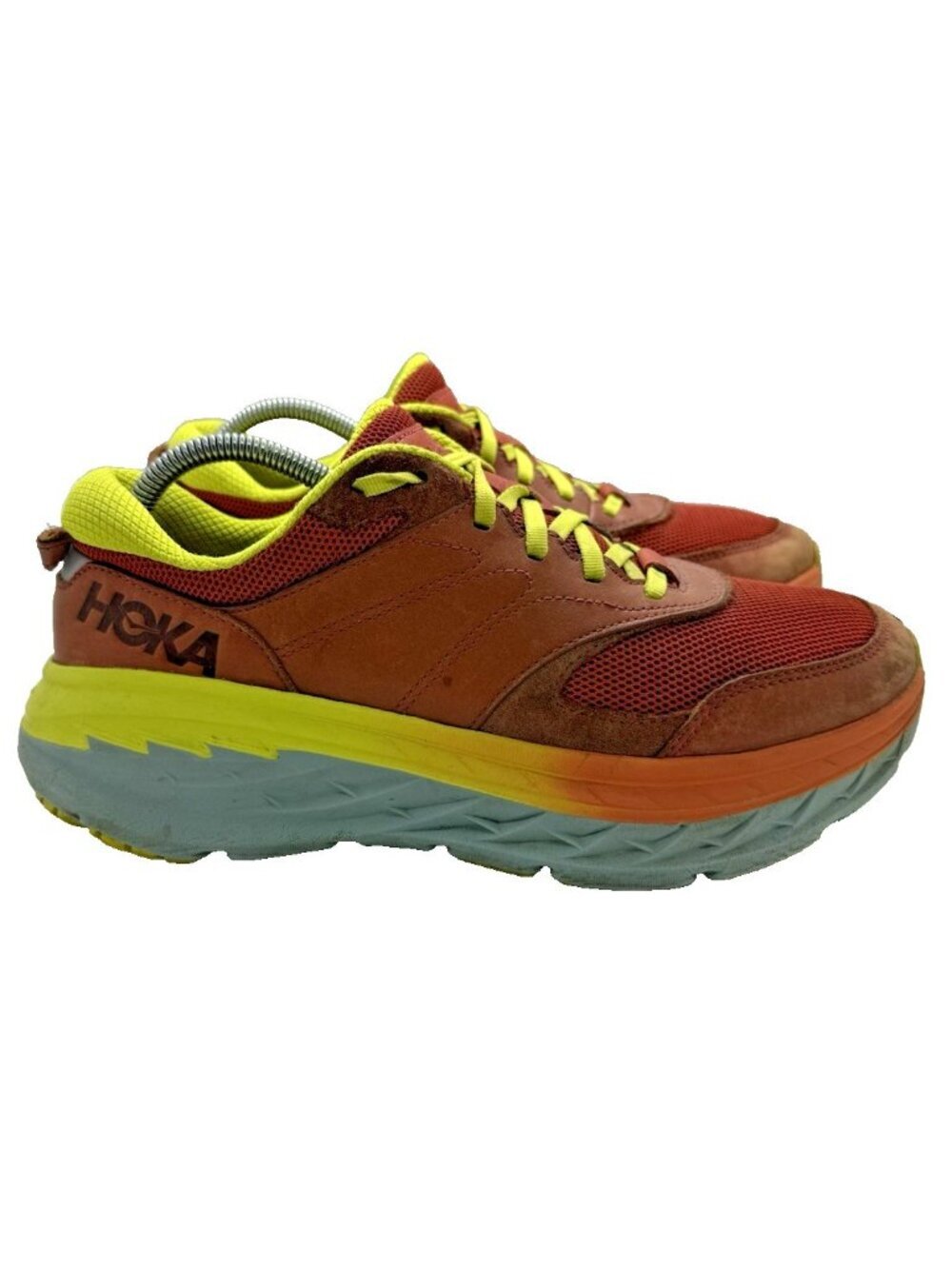 Hoka One M Bondi L Running Shoes Unisex Men 8 Women 9 Auburn Chili 1110538 ACHL